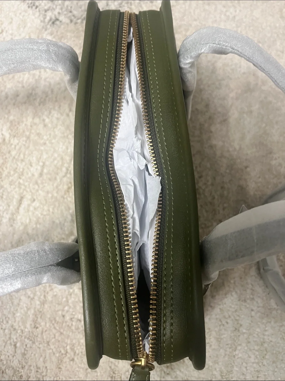 COACH Swing Zip Small in Olive